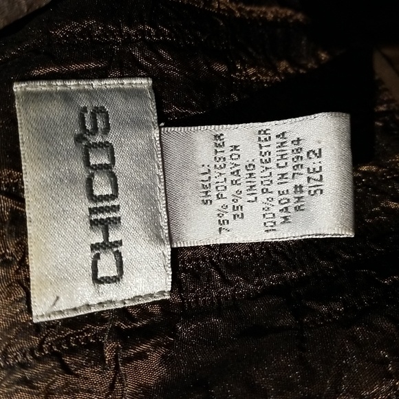 Chico's beautiful brown jacket EUC sz2 aka L - Picture 6 of 8